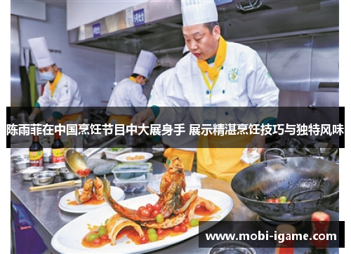 陈雨菲在中国烹饪节目中大展身手 展示精湛烹饪技巧与独特风味